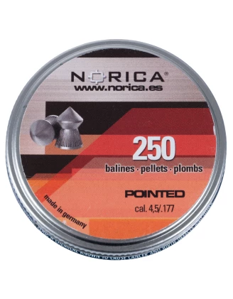 Śrut Norica Pointed 4,5 mm - 250 szt. - Najlepsza jakość - Promocja!