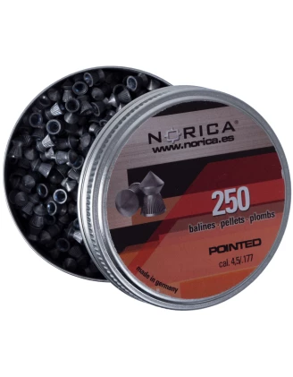 Śrut Norica Pointed 4,5 mm - 250 szt. - Najlepsza jakość - Promocja!