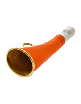 Sygnałówka Gięta Płaska Skóra Pomarańczowa 16cm