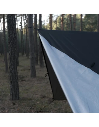 Tarpa Termo TigerWood 3 X 3 czarny - Trwała ochrona przed deszczem i słońcem