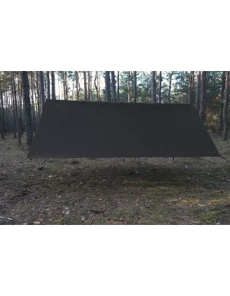 Tarpa Termo TigerWood 3 X 3 czarny - Trwała ochrona przed deszczem i słońcem