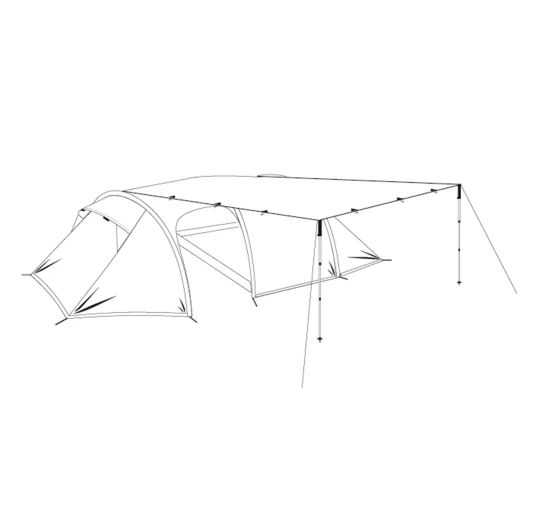 Tarp turystyczny Robens 4 x 4 m