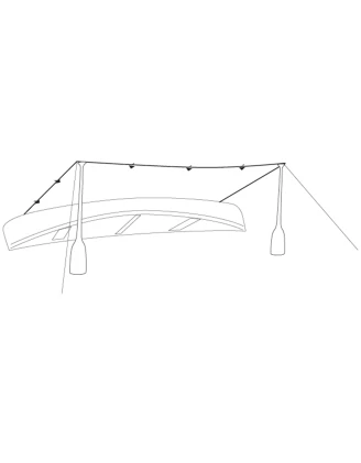 Tarp turystyczny Robens 4 x 4 m - niezawodna ochrona na camping