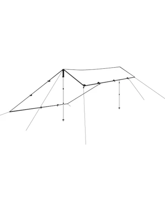 Tarp turystyczny Robens 4 x 4 m - niezawodna ochrona na camping