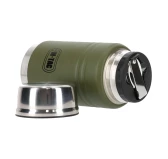 Termos M-Tac na jedzenie z składaną łyżką ze stali nierdzewnej 750 ml Termos M-Tac na jedzenie z składaną łyżką ze stali nierdzewnej 750 ml