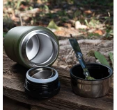 Termos M-Tac na jedzenie z składaną łyżką ze stali nierdzewnej 750 ml Termos M-Tac na jedzenie z składaną łyżką ze stali nierdzewnej 750 ml