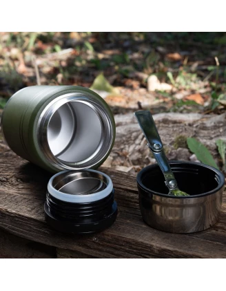 Termos M-Tac na jedzenie z składaną łyżką ze stali nierdzewnej 750 ml