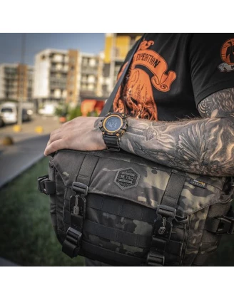 Zegarek M-Tac taktyczny Adventure czarno-pomarańczowy