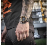 Zegarek M-Tac taktyczny Adventure czarno-pomarańczowy