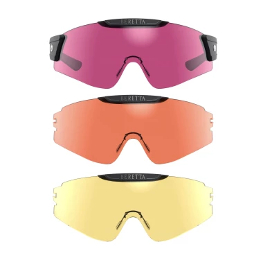 Zestaw okularów Beretta InterMask Eyeglasses, żółty/czerwony/pomarańczowy

