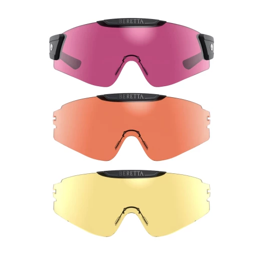 Zestaw okularów Beretta InterMask Eyeglasses, żółty/czerwony/pomarańczowy


