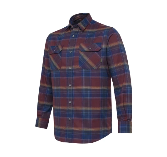 Koszula flanelowa męska Beretta Cadet Burgundy Check S
