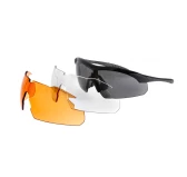 Okulary Wiley X Vapor 2.5 3502 grey / clear / light rust, czarne oprawki Okulary Wiley X Vapor 2.5 3502 grey / clear / light rust, czarne oprawki