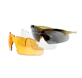 Okulary Wiley X Vapor 2.5 3512 grey / clear / light rust, jasnobrązowe oprawki