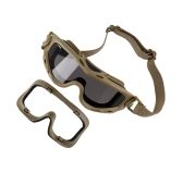 Gogle Wiley X Spear SP293T smoke / clear / light rust, jasnobrązowe oprawki Gogle Wiley X Spear SP293T smoke / clear / light rust, jasnobrązowe oprawki