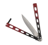 Nóż Joker JKR595 motylek czarno-czerwony Nóż Joker JKR595 motylek czarno-czerwony