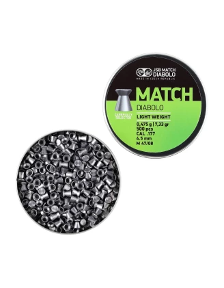 Śrut diabolo JSB Match Light 4,5 mm - idealny wybór!