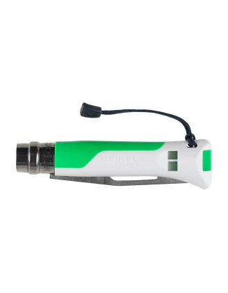 Nóż Opinel Outdoor Fluo Green 08: Zawsze gotowy do akcji