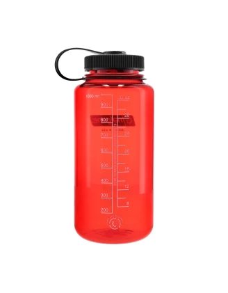 Butelka Nalgene Wide Mouth 1 l czerwona - wytrzymała i pojemna!
