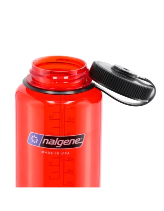 Butelka Nalgene Wide Mouth 1 l czerwona - wytrzymała i pojemna!