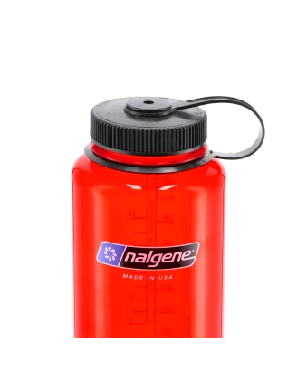 Butelka Nalgene Wide Mouth 1 l czerwona - wytrzymała i pojemna!