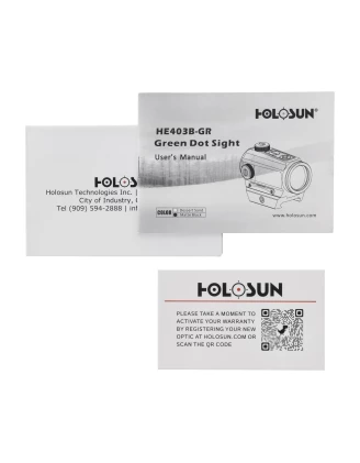 Kolimator Holosun Elite Green Dot HE403B-GR - Zielony celownik optyczny, IP67, 2 MOA
