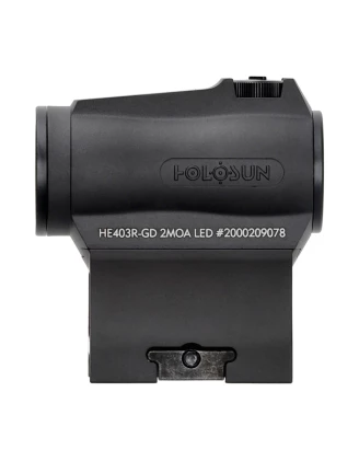 Kolimator Holosun HE403R-GD - złoty kropka, niski montaż - 60 znaków