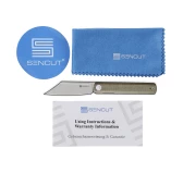 Nóż składany Sencut Actium SA02A burgundy