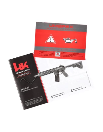 Nowość! Karabinek ASG Heckler&Koch HK416 A5 RAL8000 6mm elektryczny - replika profesjonalna!