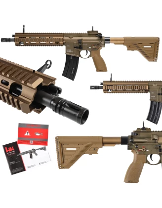 Nowość! Karabinek ASG Heckler&Koch HK416 A5 RAL8000 6mm elektryczny - replika profesjonalna!
