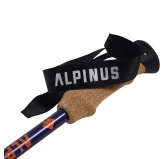 Kijki trekkingowe Alpinus Monte Rosa, granatowo-złote