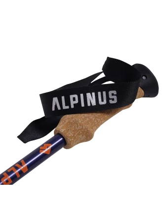 Kijki trekkingowe Alpinus Monte Rosa, granatowo-złote