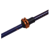 Kijki trekkingowe Alpinus Monte Rosa, granatowo-złote