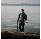 Kijki trekkingowe Alpinus Monte Rosa, granatowo-złote