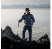 Kijki trekkingowe Alpinus Monte Rosa, granatowo-złote