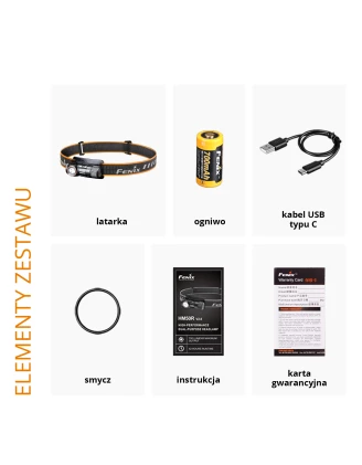 Nowa latarka czołówka Fenix HM50R V2.0 - ognisty blask na noc