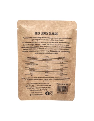 Wołowina suszona Wild Willy klasyczna 50 g