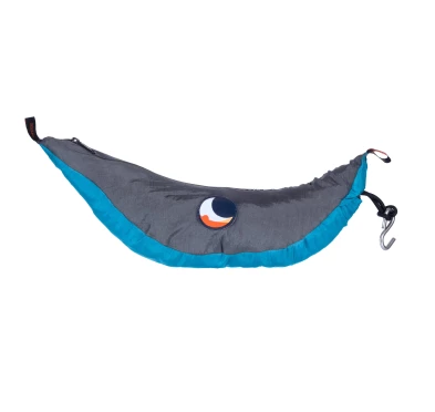 Hamak Ticket To The Moon dwuosobowy błękitno-szary