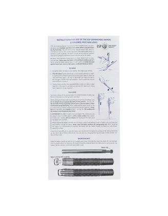 Pałka teleskopowa ESP Baton 21" czarna hartowana