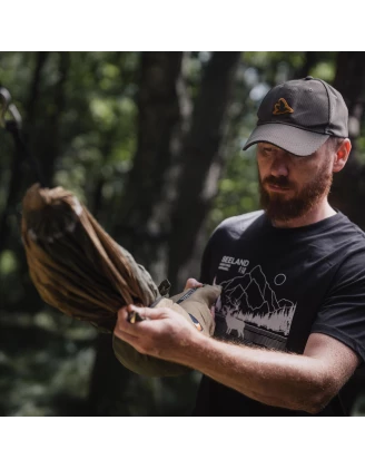 Hamak dwuosobowy: komfort i styl w kolorze zielono-brązowym!