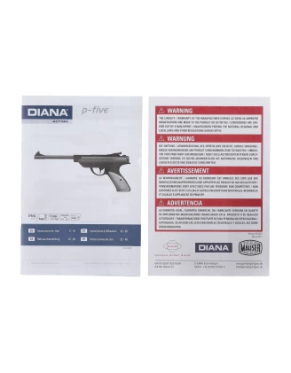 Pistolet wiatrówka Diana P-Five 4,5 mm - potężna broń pneumatyczna