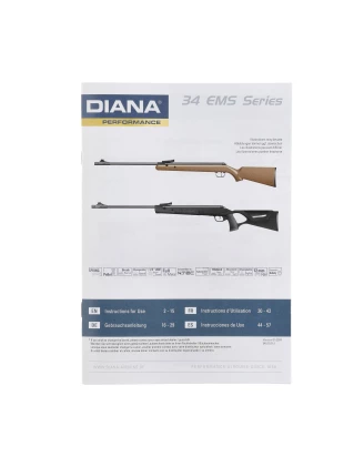 Wiatrówka Diana 34 EMS Classic - klasyczny design, doskonałe wykonanie