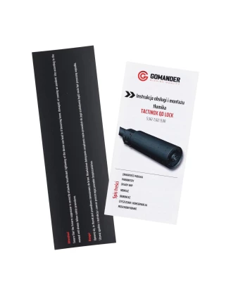 Tłumik TBO.9650_3-M26X1,5 Tactinox QD - 5.56 - L- M26x1,5 piaskowy