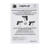 Pistolet wiatrówka Wingun WC4-306 MZB 4,5 mm BB CO2