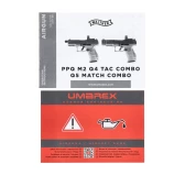 Pistolet wiatrówka Walther Q5 Match 5" Combo SET 4,5 mm