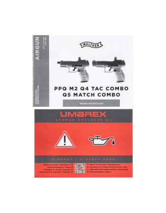 Najlepsza wiatrówka Walther Q5 Match 5" Combo SET 4,5 mm!