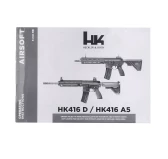 Replika karabinek ASG H&K Heckler&Koch HK416 A5 6 mm auto green gas Replika karabinek ASG H&K Heckler&Koch HK416 A5 6 mm auto green gas