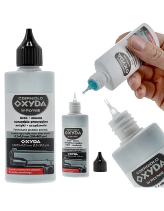 Oksyda w płynie 50ml - Ochrona broni i metalu, bez otarć i zarysowań.