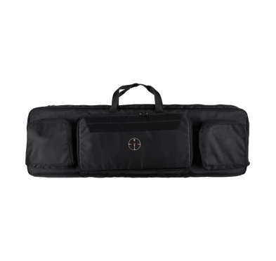 Pokrowiec na broń TACTICAL MAX01 dł. 1,15m h38, kolor czarny, haft celownik VX, na dwie jednostki