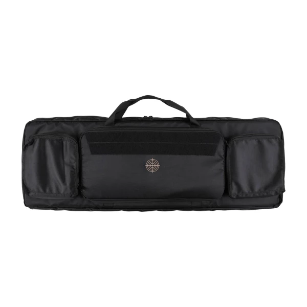 Pokrowiec na broń TACTICAL MAX02 dł. 1,05m h38, kolor czarny, haft celownik beżowy, na dwie jednostki Pokrowiec na broń TACTICAL MAX02 dł. 1,05m h38, kolor czarny, haft celownik beżowy, na dwie jednostki